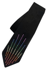 WORLD PRIDE Black Classic Tie