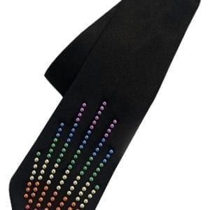 WORLD PRIDE Black Classic Tie